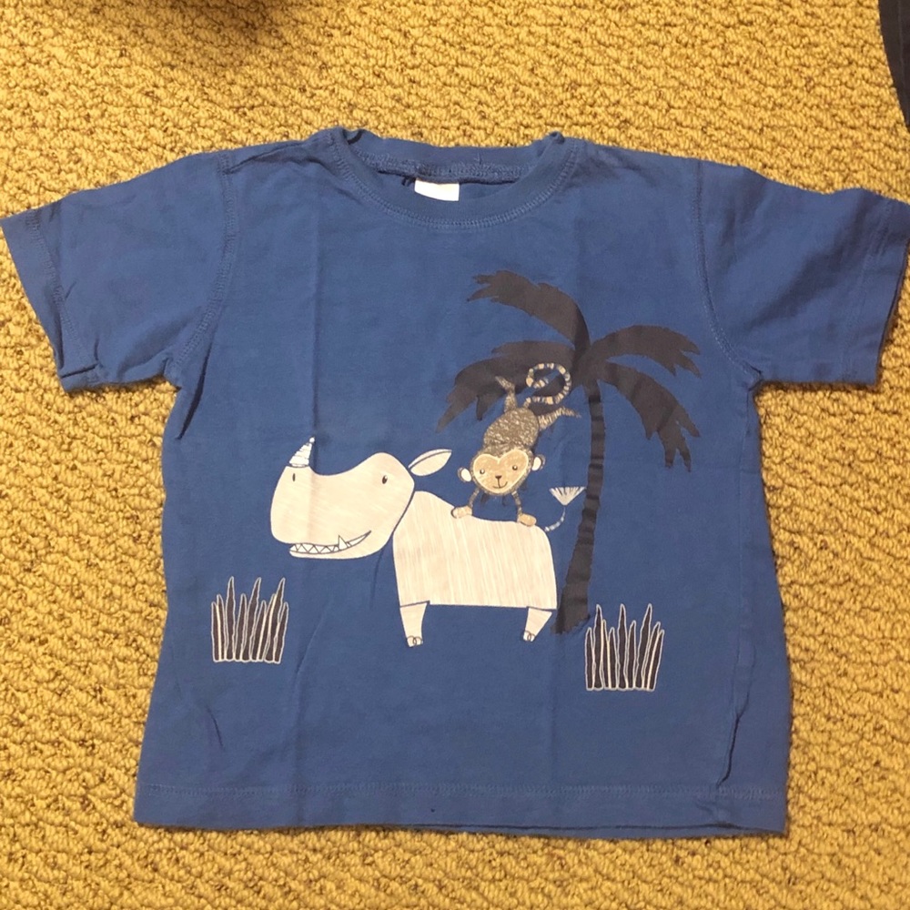 Gymboree 3T Jungle Animal Blue T-shirt